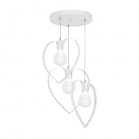 Lampa wisząca AMORE WHITE 3xE27