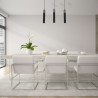 Lampa wisząca SOLO SAWN BLACK / PATINATED WOOD 3x mini GU10