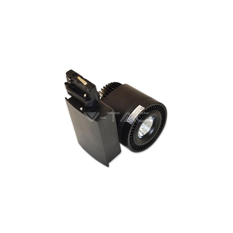Oprawa Track Light LED V-TAC 33W 25st COB CRI95+ Czarny VT-4535 4000K 1800lm