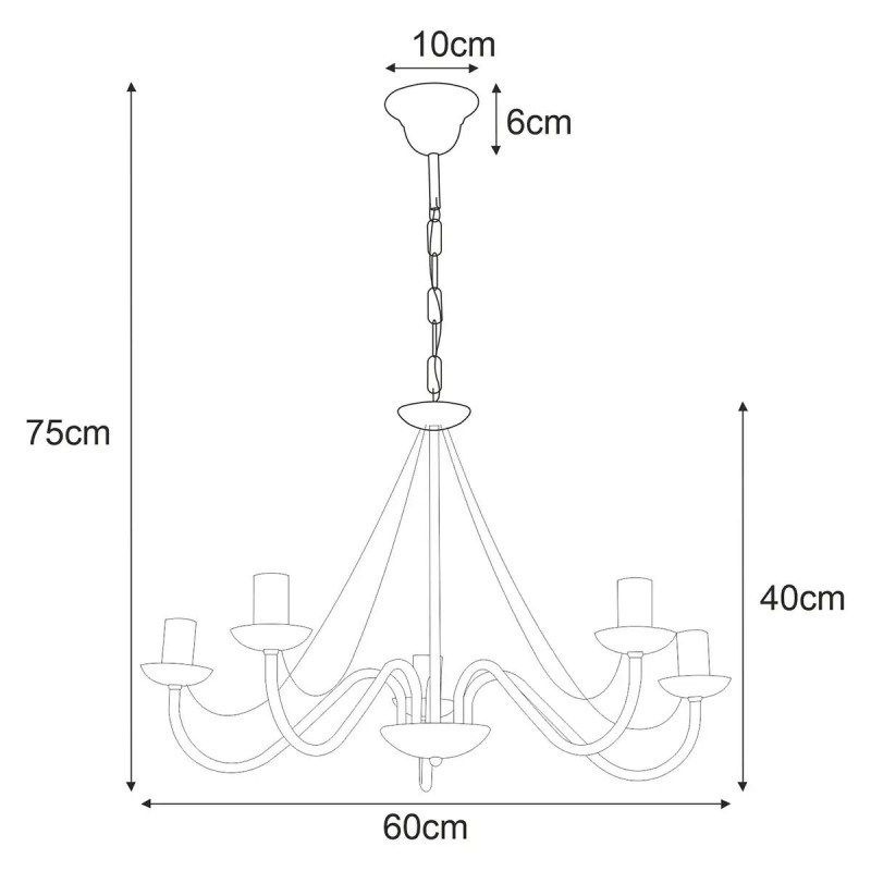 Lampa wisząca K-3991 z serii BARTEZ K-3991