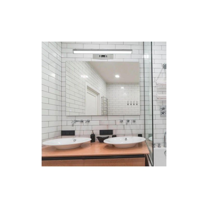Oprawa V-TAC 9W LED nad Lustro Obraz Chrom 45cm VT-7009CH 3000K 380lm 3 Lata Gwarancji