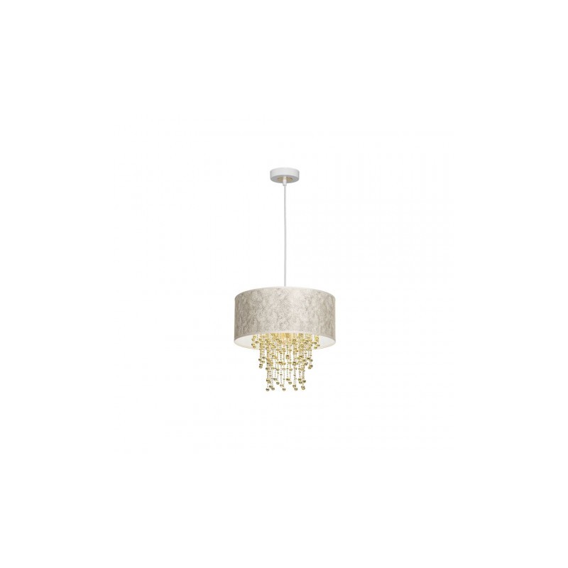 Lampa wisząca ALMERIA WHITE/GOLD 1xE27