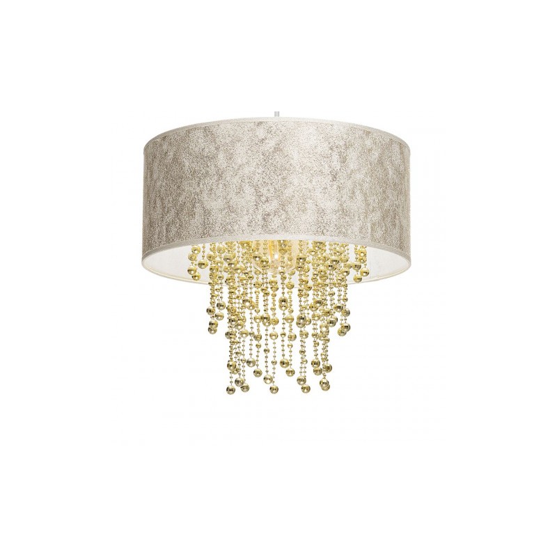 Lampa wisząca ALMERIA WHITE/GOLD 1xE27