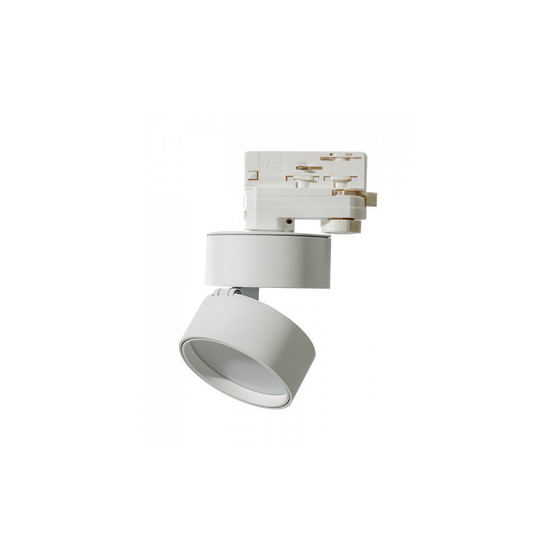 Biała lampa do szynoprzewodu MONA TRACK 3LINE 12W 3000K WH AZ4541