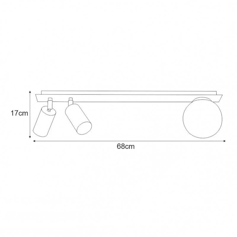 Lampa sufitowa K-4135 z serii ALBIO
