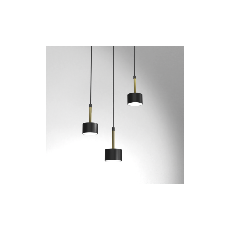 Lampa wisząca ARENA BLACK/GOLD 3xGX53