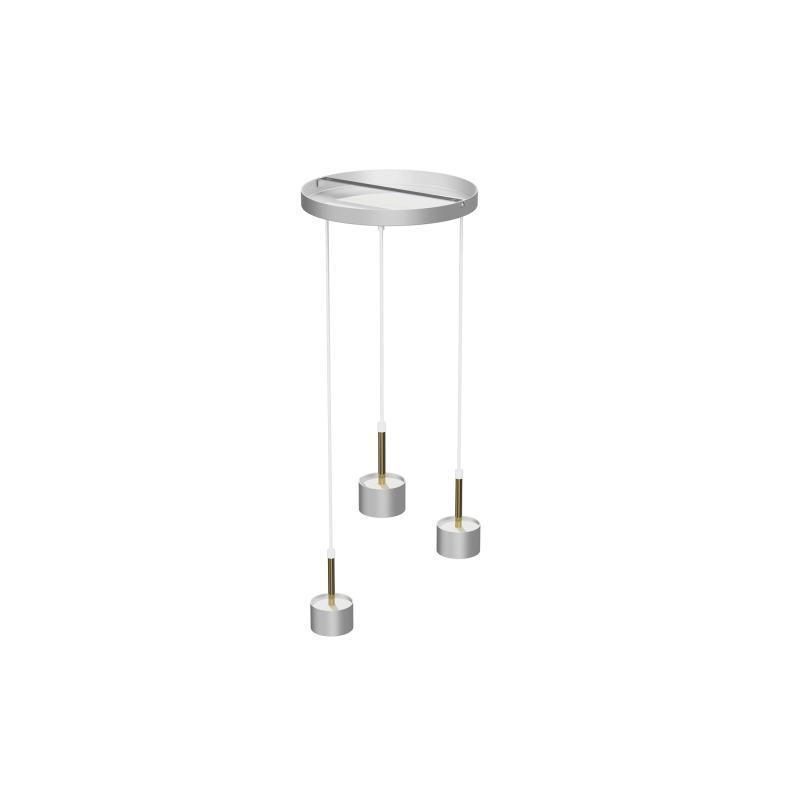Lampa wisząca ARENA WHITE/GOLD 3xGX53