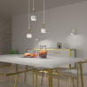 Lampa wisząca ARENA WHITE/GOLD 3xGX53