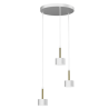 Lampa wisząca ARENA WHITE/GOLD 3xGX53