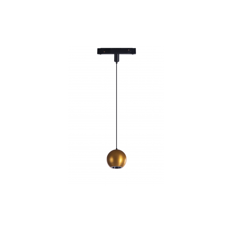 Złota lampa wisząca KORI TRACK MAGNETIC 5W 3000K GO AZ4628