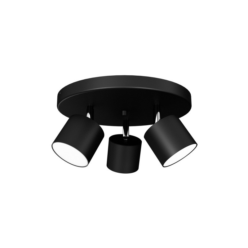 Lampa sufitowa DIXIE BLACK 3xGX53