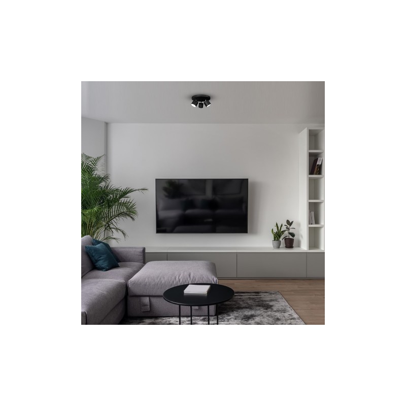Lampa sufitowa DIXIE BLACK 3xGX53