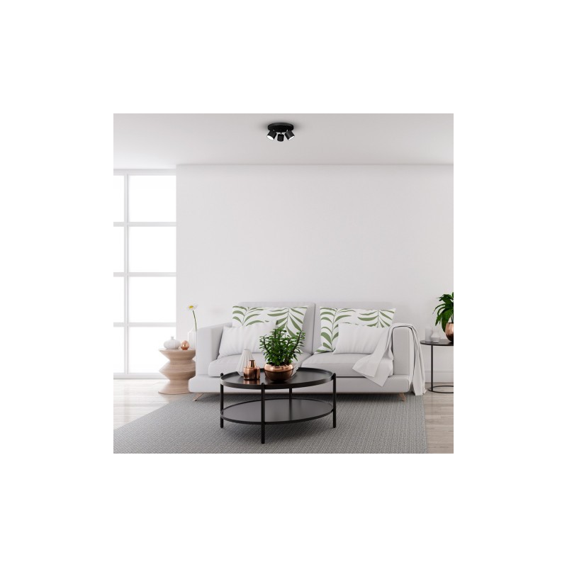 Lampa sufitowa DIXIE BLACK 3xGX53