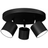 Lampa sufitowa DIXIE BLACK 3xGX53