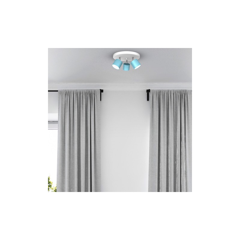 Lampa sufitowa DIXIE BLUE 3xGX53