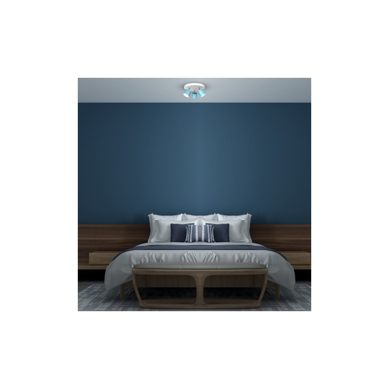Lampa sufitowa DIXIE BLUE 3xGX53
