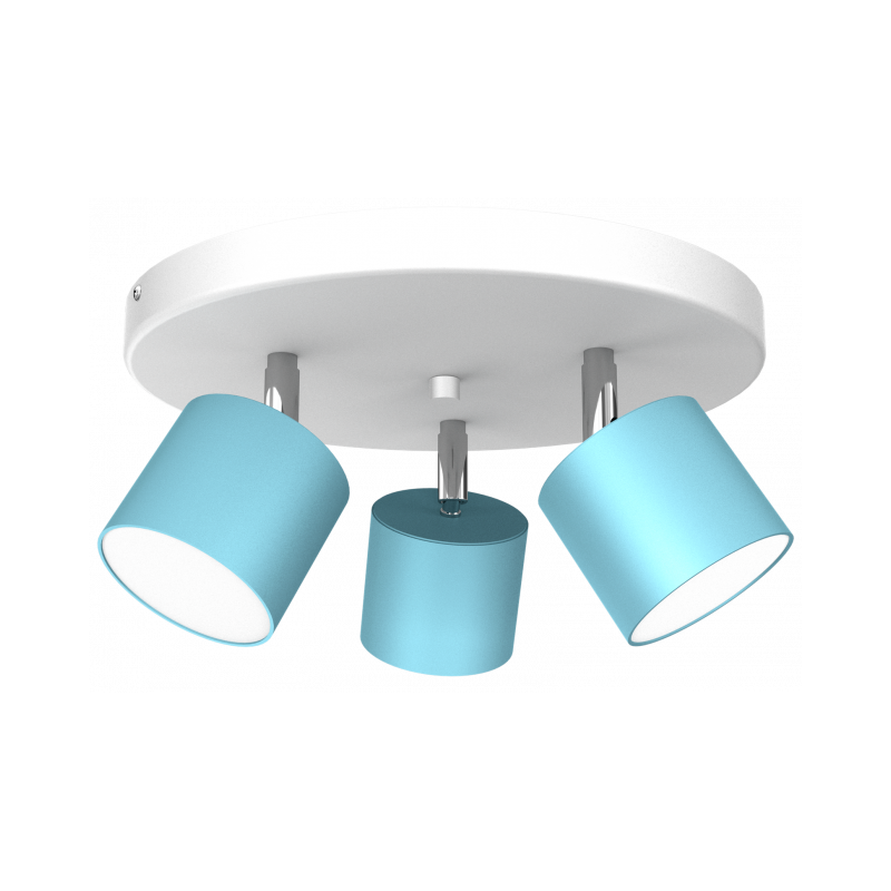 Lampa sufitowa DIXIE BLUE 3xGX53