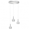 Lampa wisząca ARENA WHITE/SILVER 3xGX53