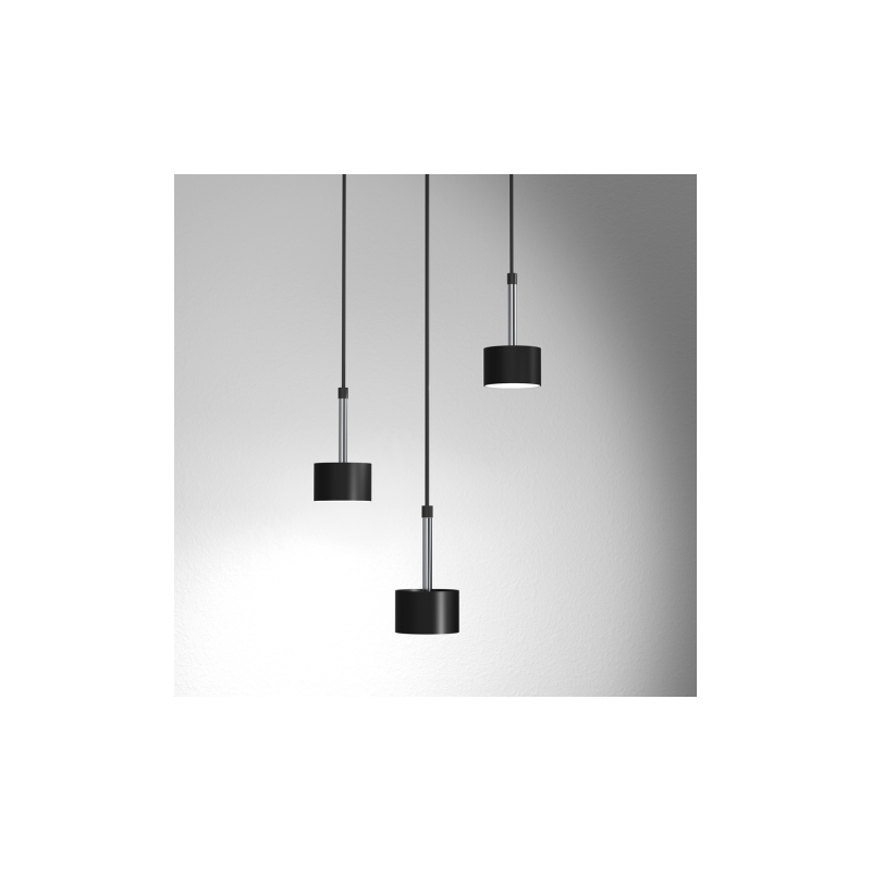 Lampa wisząca ARENA BLACK/SILVER 3xGX53
