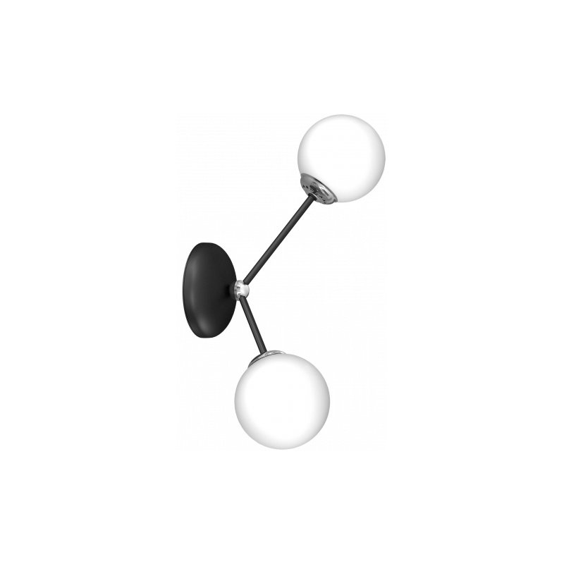 Kinkiet JOY BLACK 2xE14