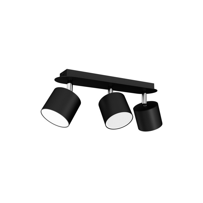 Lampa sufitowa DIXIE BLACK 3xGX53