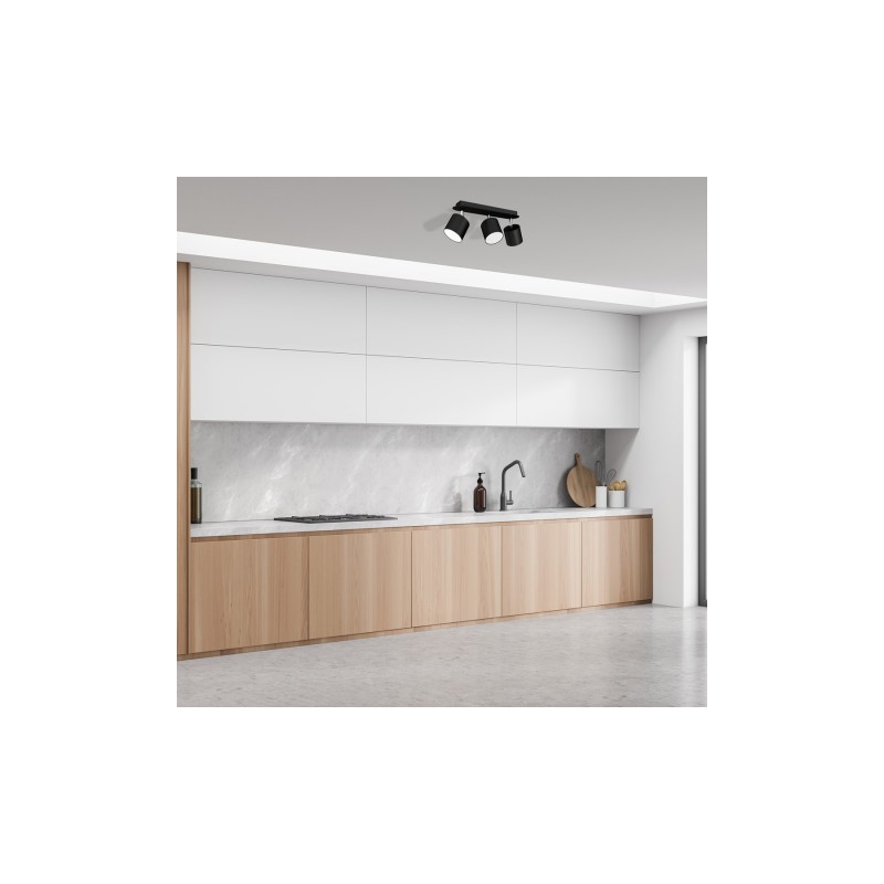 Lampa sufitowa DIXIE BLACK 3xGX53