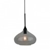 Oprawa Wisząca V-TAC Modern Czarny Szkło Sleek fi280mm VT-7281