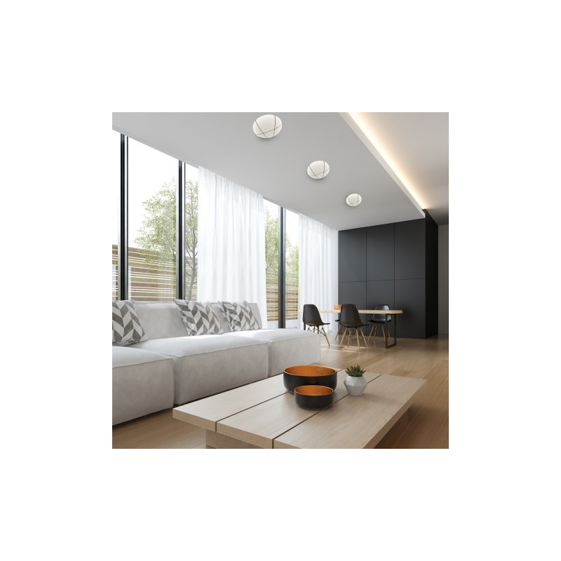 Dekoracyjna okrągła plafoniera LED 40W BOB 40W CCT