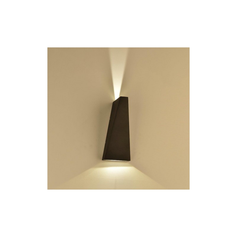 Kinkiet Ścienny V-TAC 6W LED Czarny IP65 VT-826 3000K 450lm