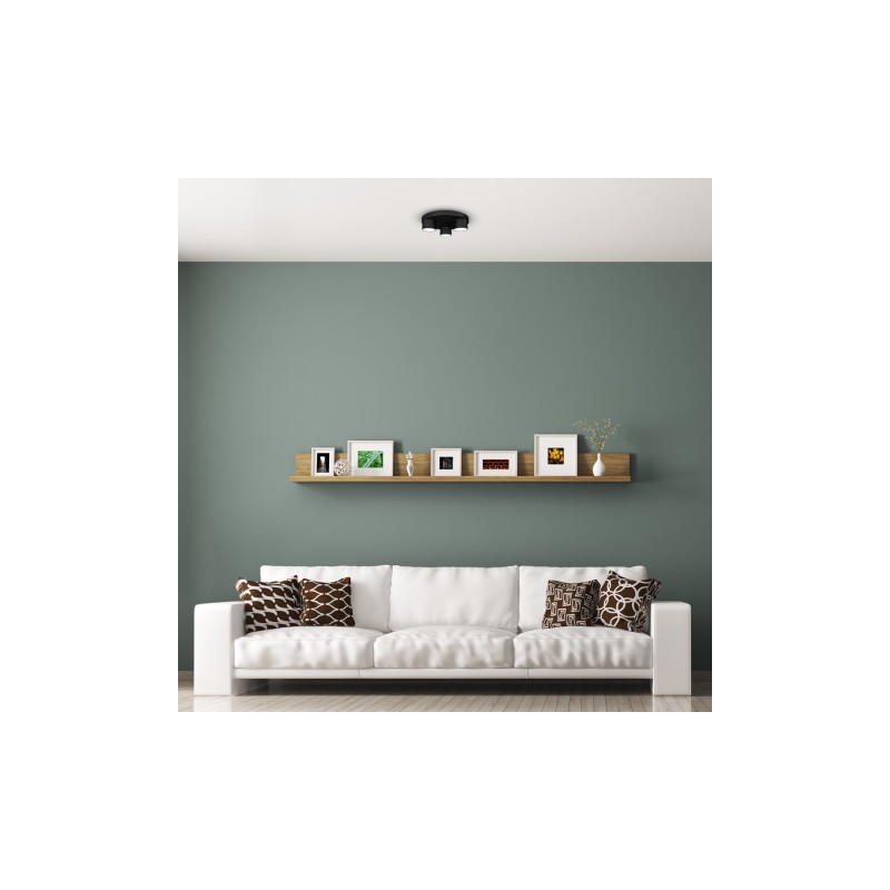 Lampa sufitowa DIXIE Black  3xGX53