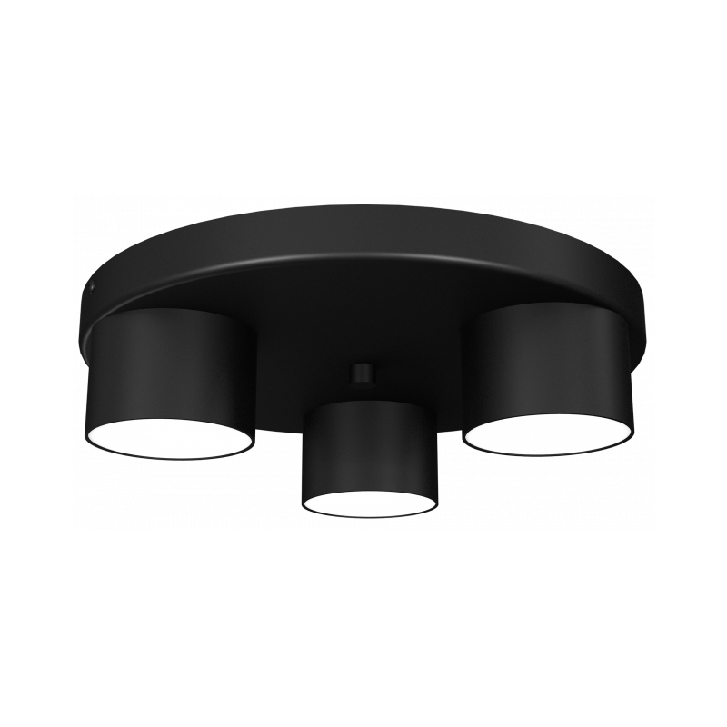 Lampa sufitowa DIXIE Black  3xGX53