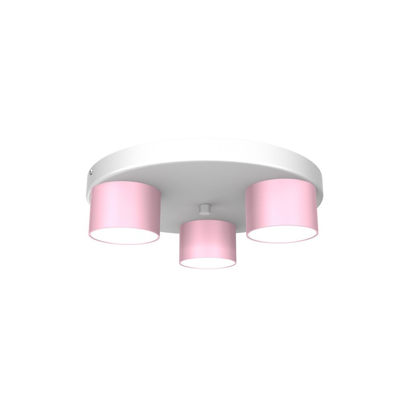 Lampa sufitowa DIXIE Pink/White  3xGX53