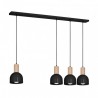 Lampa Wisząca Dex Black 4Xe27