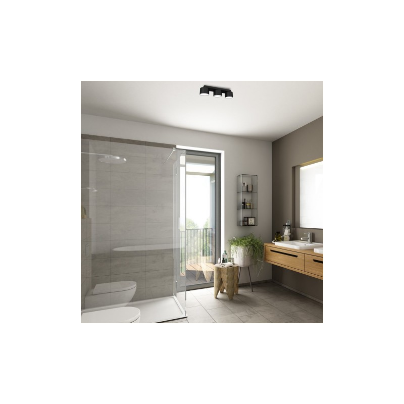 Lampa sufitowa DIXIE Black  3xGX53