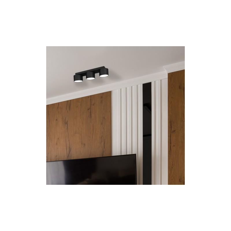 Lampa sufitowa DIXIE Black  3xGX53