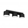Lampa sufitowa DIXIE Black  3xGX53