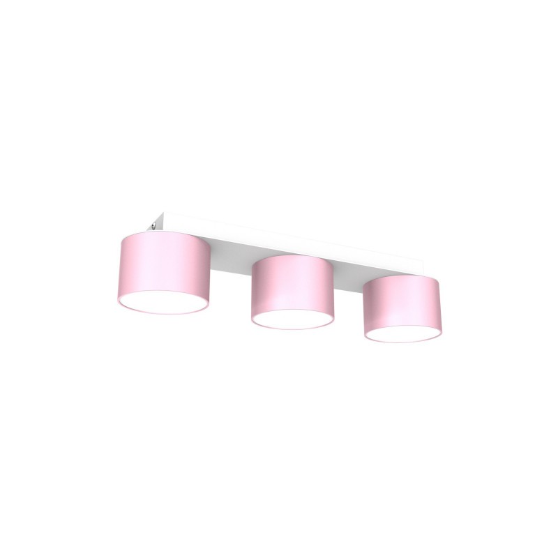 Lampa sufitowa DIXIE Pink/White  3xGX53