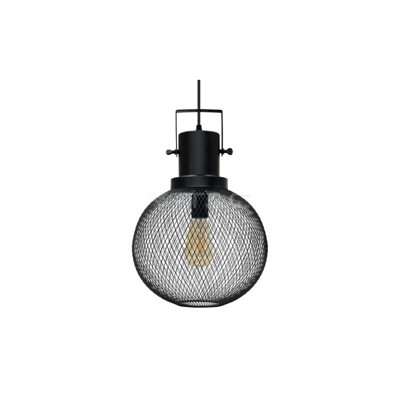 Oprawa Wisząca V-TAC Czarny Metal Globe fi300mm VT-7332