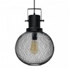 Oprawa Wisząca V-TAC Czarny Metal Globe fi300mm VT-7332
