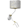 Kinkiet SENSO White/Gold 1xE27 + 1x mini GU10