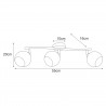Lampa sufitowa K-C9530A/3 z serii ATRIA K-C9530A/3