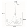 Lampa wisząca K-3990 z serii BARTEZ K-3990