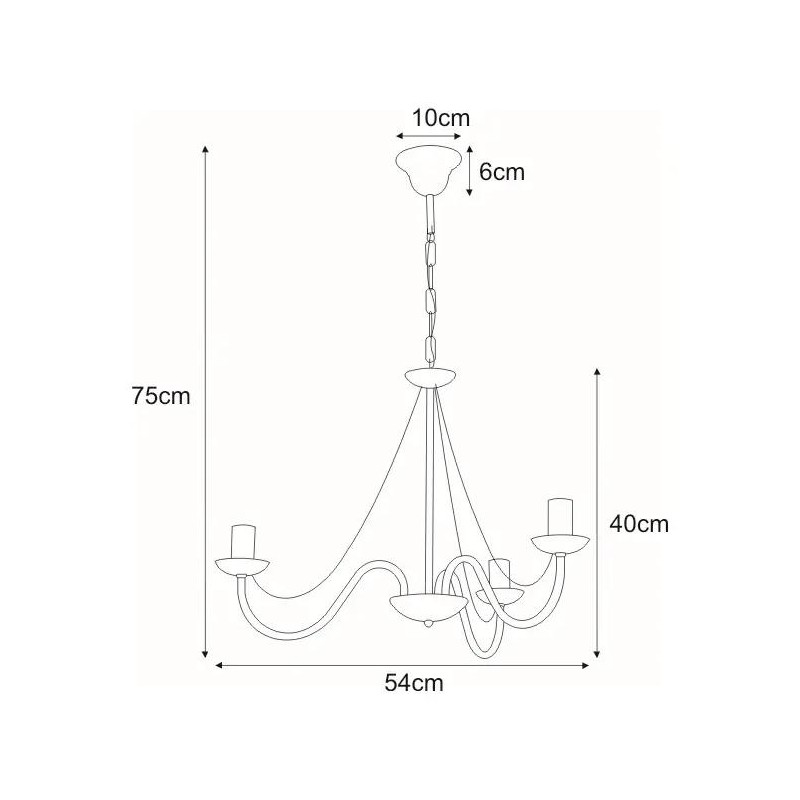 Lampa wisząca K-3995 z serii BARTEZ II K-3995