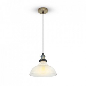 Oprawa Wisząca V-TAC LOFT Szkło Przezroczysty fi245 VT-7210