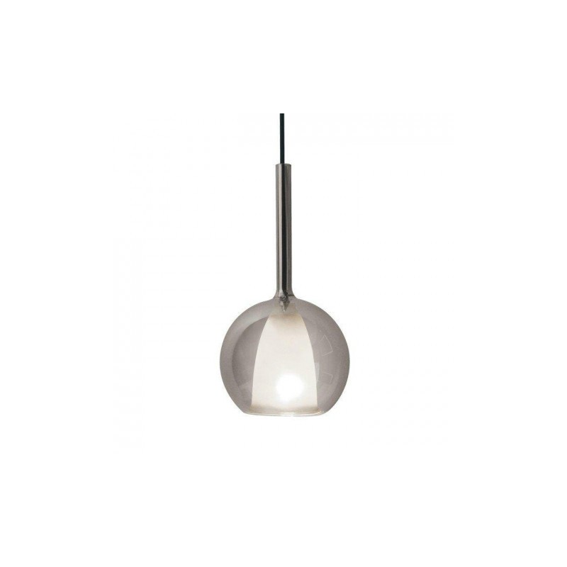 Oprawa Wisząca V-TAC Modern Podwójna Szkło Stalowy+Biały fi180mm VT-7181