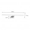 Kinkiet SHINE WHITE/CHROME 13,8W LED