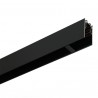 Czarny szynoprzewód magnetyczny natynkowy 150cm MAGNETIC TRACK