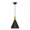 Oprawa Wisząca V-TAC Modern Drewnoen Top Czarny Color VT-7525