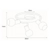 Lampa sufitowa K-C9590A/3 z serii ALPINA K-C9590A/3