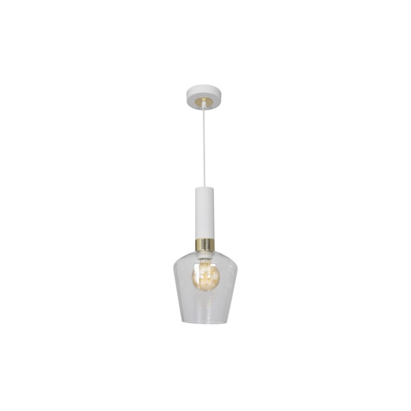 Lampa wisząca ROMA WHITE 1xE27